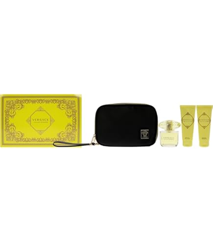 Amazon.com: Versace Yellow Diamond 4 Piece Gift Set - 3.0 OZ EAU
